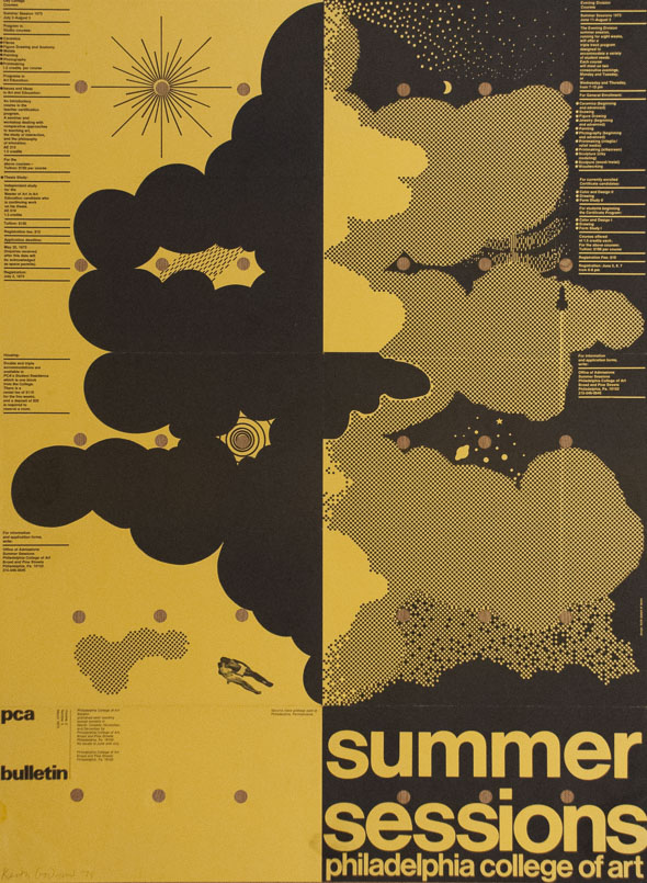 Philadelphia College of Art poster, 1975.